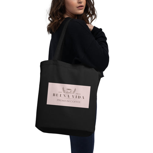 BV Coffee Eco Pink Logo Tote