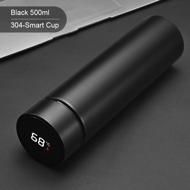 BV-Stainless Steel Temperature Display Thermos