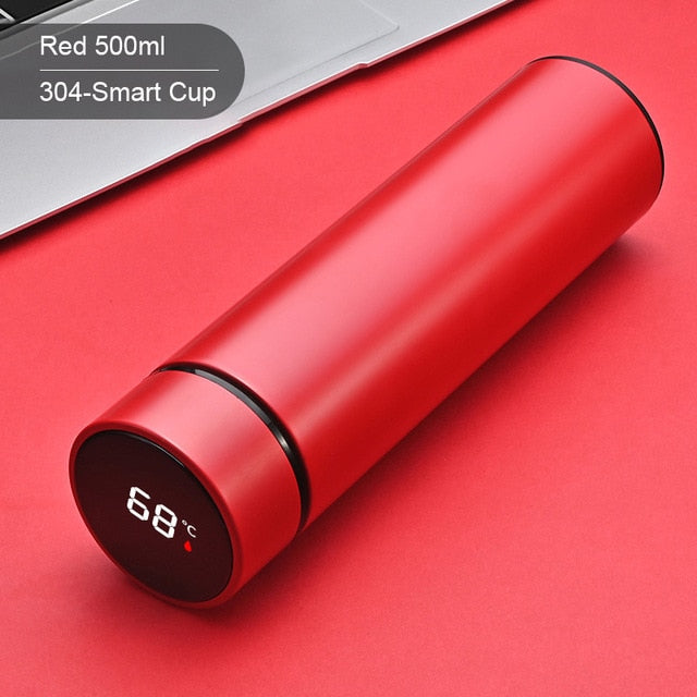 BV-Stainless Steel Temperature Display Thermos