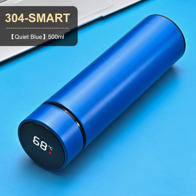 BV-Stainless Steel Temperature Display Thermos